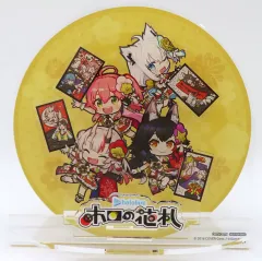 【中古】アクリルスタンド・アクリルパネル 集合 アクリルジオラマスタンド 「Switchソフト バーチャルYouTuber ホロライブ ホロの花札 特装版」 あみあみ購入特典