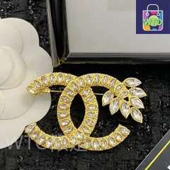 【今日特価】CHANEL シャネル 22 年 金色麦穂ダイヤブローチ?