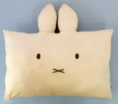 【中古】クッション・本体 ブラウン＆ブルー みみ付きクッション 「ミッフィー」