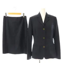 アールエルラルフローレン RL RALPH LAUREN セットアップ スーツ ジャケット スカート 9 濃紺 ネイビー /ES ■GY12のサムネイル
