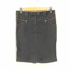美品★ ARMANI JEANS【アルマーニジーンズ】ミニスカート/デニム【36/S-M程度/グレー】skirt/ジョルジオアルマーニジャパンタグ◆BJ044-cのサムネイル