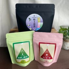 特上煎茶＆三角ティーバッグ10個入り３点セット(深蒸し茶、和紅茶)
