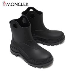 MONCLER モンクレール レインブーツ GINETTE ジネット黒 長靴39 - メルカリ