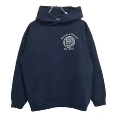 80年代 USA製 RUSSELL ATHLETIC ラッセル カレッジ スウェット パーカー ネイビー(メンズ M)中古 古着 U7114