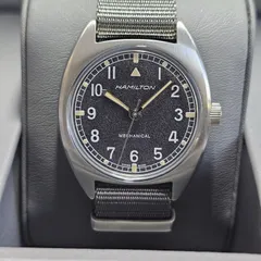 ＼価格見直し／HAMILTON カーキ アビエーション H76419931 PILOT PIONEER MECHANICAL 手巻き ボックス 保証書 取説ありのサムネイル