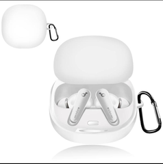 ankerケース カバー ホワイト カラビナ付き シリコン イヤホン アンカー