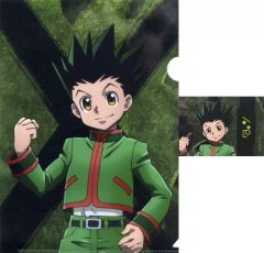 [중고] 클리어 파일 곤=프릭스 A4 클리어 파일 스티커 세트 [WEB 복권 HUNTER×HUNTER 제4탄 ~The FATE~] F상