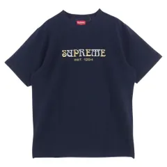 2024年最新】シュプリーム nouveau ロゴ tシャツ supreme fw18 刺繍