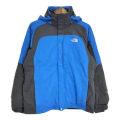 THE NORTH FACE ノースフェイス HYVENT マウンテンパーカー アウトドア ブルー (メンズ L) 中古 古着 S5554