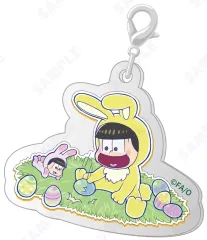 【中古】キーホルダー 十四松 「パズ松さん イースターシリーズ トレーディングアクリルチャーム」