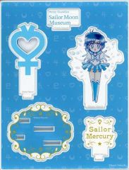 [Used] Acrylic Stand- Acrylic Panel: Sailor Mercury, "Pretty Guardian Sailor Moon Museum Original Acrylic Figure Collection"
