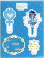 【中古】アクリルスタンド・アクリルパネル セーラーマーキュリー 「美少女戦士セーラームーンミュージアム オリジナルアクリルフィギュアコレクション」