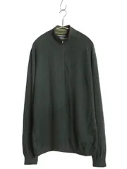 【お得なクーポン配布中!】 パタゴニア ハーフジップ ニット セーター メンズ L / 11年製 高級 100% カシミヤ アウトドア プルオーバー ハイネック シンプル 無地 深緑