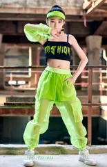 キッズダンス衣装 ヒップホップ HIPHOP セットアップ へそ出し キッズダンス 子供 まとめ買い ズボン ステージ衣装 ダンス衣装 パンツ タンクトップ 練習着  vii2f327835