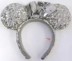 【中古】アクセサリー(非金属) ミニーマウス カチューシャ(スパンコール/シルバー) 「ディズニー」 東京ディズニーリゾート限定