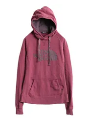 【お得なクーポン配布中!】 ノースフェイス ロゴ 刺繍 スウェット フード パーカー レディース S The North Face プルオーバー トレーナー アウトドア 裏起毛 ツートン