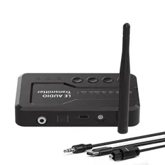 【特価商品】eppfun LE Audio APTX-Lossless Adaptive対応 Bluetooth 5.3 トランスミッター テレビ用 光デジタル対応 低遅延 ブルートゥース 送信機 30m 通信距離 安定した接続のサムネイル