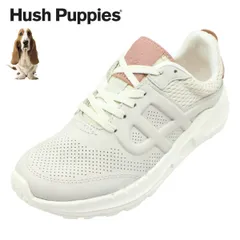 Hush Puppies ハッシュパピー レディース レザー スニーカー ウォーキングシューズ HPW11081 11082 紐靴 本革 LIGHT STONE NUBUCKのサムネイル