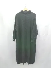 ◇ ⊇ 関西ファッション連合 長袖 ロング ワンピース サイズF ブラック系 レディース E  【1503060050910】