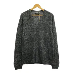 【新品】  RAF SIMONS / ラフシモンズ | × FRED PERRY ウール混 Vネック カーディガン | S | ブラック | メンズ