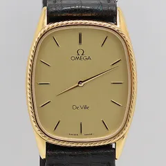 m`s【新品電池】OMEGA デビル アンティーク腕時計 cal.1365 オメガ デ・ビル cal.1365 クォーツの電池・コイル交換