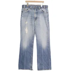 90年代 USA製 Levi's リーバイス 517 デニムパンツ ブルー (メンズ W34 L30) 中古 古着 A1851