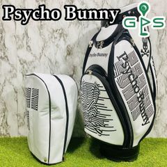 【極美品】サイコバニー カート式 エナメル質 キャディバッグ ゴルフバッグ