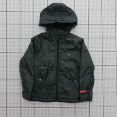 ◇ ⊇ GAPKids ギャップキッズ 子供服 キッズ シンプル 長袖 中綿ジャケット サイズ120 ブラック系 男の子 E  【1508250043390】