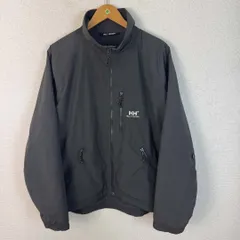HELLY HANSEN ヘリーハンセン ナイロンジャケット 刺繍ロゴ ブラック Mサイズ メンズ 古着 スポーツMIX テック系