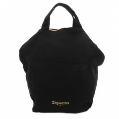 レペット Repetto Step 2WAY ショルダーバッグ キャンバス ロゴ 黒 ブラック /JSのサムネイル