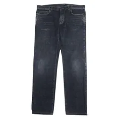 SAINT LAURENT サンローラン D02Y 527389 Y771T 1470 D02 M/SK-LW ユーズド加工 ブラック デニム ブラック系 34【中古】のサムネイル