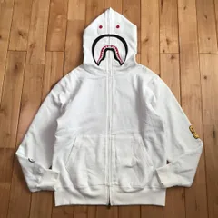 A・BATHING APE シャークパーカー ホワイト 白 A BATHING APE ア ベイシング エイプ ×Hajime Sorayama SHARK
