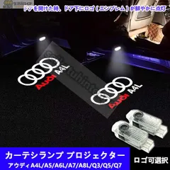 アウディ純正オプションカーテシランプAudiドアエントリーライト 4個セット Amazon | Audi アウディ純正 LEDプロジェクター カーテシランプ