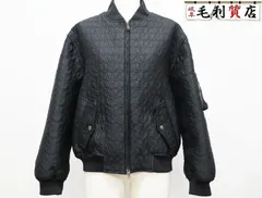 ヴァレンティノ VALENTINO 総柄 ボンバージャケット ブラック サイズ38 ポリエステル 美品 ブルゾン アウターのサムネイル