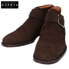 HERMES エルメス 【美品】スエード シングルモンクストラップ ショートブーツ/ 39