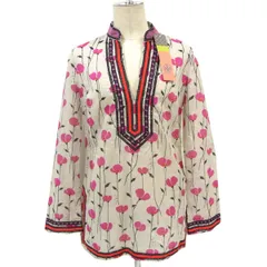 新品◆TORY BURCH トリーバーチ チュニック ブラウス 長袖 シャツ 花柄 レディースのサムネイル