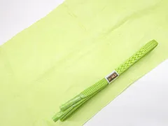 【一輝堂】リサイクル着物 和装小物 帯締め 帯揚げ セット 帯締 帯揚 平組  25w07-9070