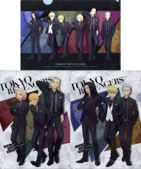 【中古】クリアファイル 集合(スーツ) A4クリアファイルセット(3枚組) 「東京リベンジャーズ」 セブンイレブン・セブンネットショッピング限定