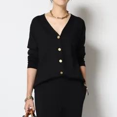 ★期間限定★【新品】Deuxieme Classe refindカーディガン Deuxieme Classe カーディガン 追加 *DINER RIB Vネック