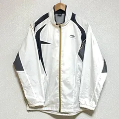 オススメ◎(^w^)b TIGORA ティゴラ ウィンドブレーカー トラックジャケット 長袖 ジャージ すそドローコード 厚手 防寒 防風 秋冬 ホワイト系 ブラック系 ヒート ゴルフ ロゴ刺繍 ロゴプリント ゴールド スポーツ アウトドア メンズ サイズL