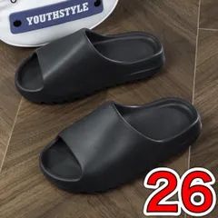 ブラック イージースライド　新品　26.5 Yeezy Slide (イージー スライド) 人気の新作/中古通販
