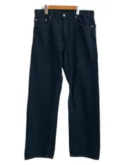 Levi’s (リーバイス) デニムパンツ ジーンズ ストレートパンツ ボトム 5ポケット ユーズド W32相当 ブラック メンズ/004