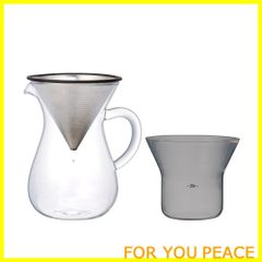 【数量限定】KINTO (キントー) SCS コーヒーカラフェセット 2cups ステンレス 電子レンジ・食洗機対応 27620