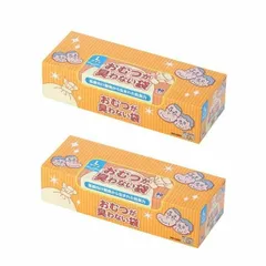 【公式】[2個セット] 臭わない袋BOS大人用箱型 (Lサイズ90枚) クリロン化成 (D)のサムネイル