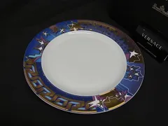 ■新品■未使用■VERSACE ヴェルサーチ ローゼンタール インフィニットドリームス 皿 プレート 食器 テーブルウェア ブルー系 BJ8402のサムネイル