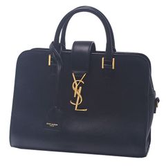 サンローラン パリ SAINT LAURENT PARIS ベイビー カバス 2WAY ハンドバッグ 372087 BOO0J 1000 ブラック レザー