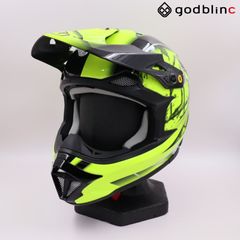ZEALOT　マッドジャンパー2　CARBON HYBRID GRAPHIC YELLOW　Mサイズ　MJC0014　オフロードヘルメット