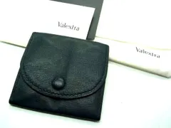 新品未使用 現行 valextra コインケース オイスター グレインレザー BOX型 コインケース サドルレザー クロ メンズ レディース 小銭