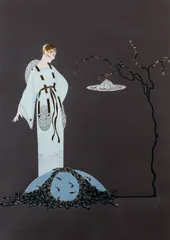 エルテ　ERTE 自由の女神 昼 リトグラフ シルクスクリーン　AP 33/75 ERTE】エルテ『ロシア人形』シルクスクリーン版画