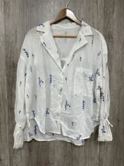 CIAOPANIC TYPY チャオパニックティピー willow フラワー刺繍レースシャツ ジャケット 白 ■◆ レディース